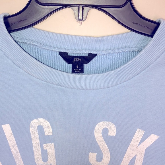 J. Crew Big Sky Crewneck Sweatshirt Size S - Picture 2 of 6